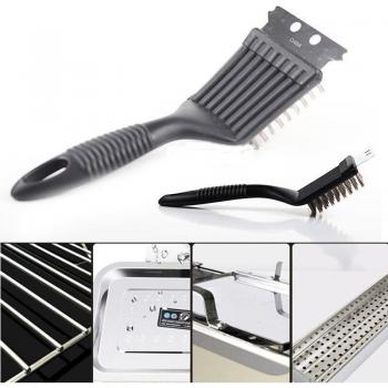 Brosse à poils d'acier pour barbecue