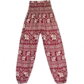 Pantalones de Entrenamiento Hippie Rojos