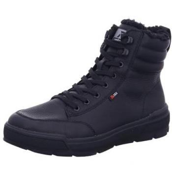 RIEKER Herren Schneestiefel, Schnürstiefeletten mit Wasserschutz, schwarz, Gr. 41