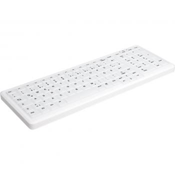 CHERRY AK-C7000 Tastiera USB Tedesca Colore Bianco