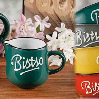 Lattiera shabby vintage de porcelana 36cl (color a elegir)