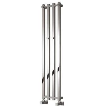 Todi Designer Heated Towel Rail – 48 x 4.25 in Chrome