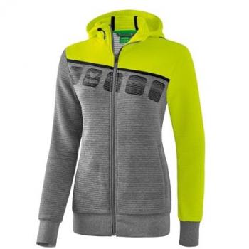 Erima 5-C mit Kapuze Damen grau 40 grau female