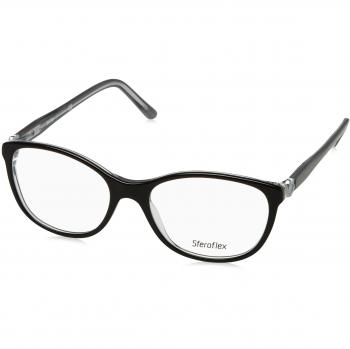 Sferoflex SF1548 C562 Women's Eyeglasses Black Size 52