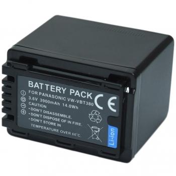 Mondpalast Batteria 3.6V 3900mAh per Panasonic HC‑110, HC‑130, HC‑160, HC‑180, HC‑201, HC‑210, HC‑250, HC‑260, HC‑270, HC‑380, HC‑510, HC‑520, HC‑550, HC‑700, HC
