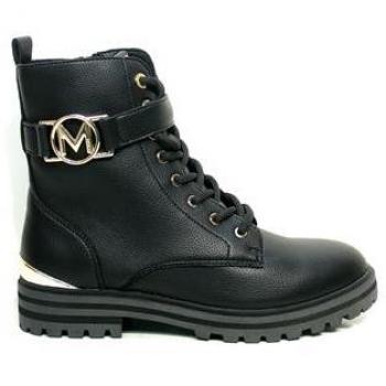 Mexx Bottines Femme Synthétiques Lacets Noir