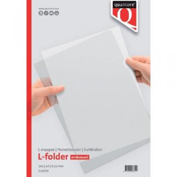 L-map A4 Quantore 0.12mm PP 10 stuks