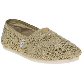 Goldfarbige TOMS Classic für Frauen