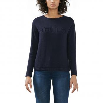 Edc by ESPRIT 027cc1j003, Sudadera para Mujer, Azul, Talla X-Small