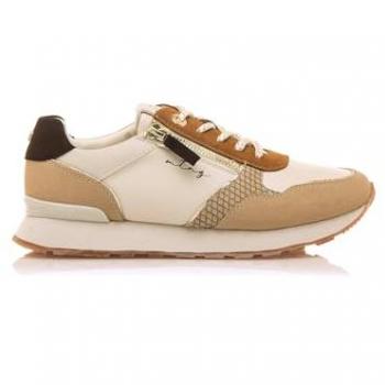 Baskets MTNG 60391 beiges en tissu