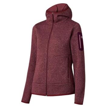 Low Impact Ruby Wine Full Zip Fleece XL Women