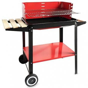 Algon Barbecue Carbonio 58 x 38 x 72 cm Rosso