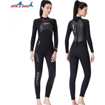 Frauen Neoprenanzug 3mm, langarm, für Surfen, Tauchen und Kajak