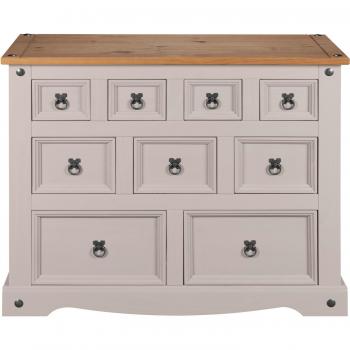 Corona Grey Chest of 9 Drawers