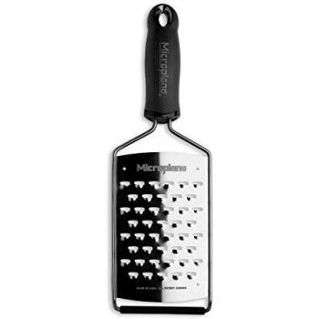 Grilleur Microplane Ultra-Gros Noir Acier Chromé
