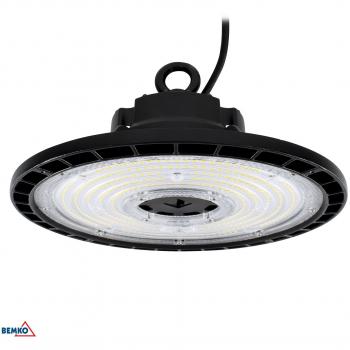 Lampada LED Highbay 100W 16000lm 4000K IP65 Nera