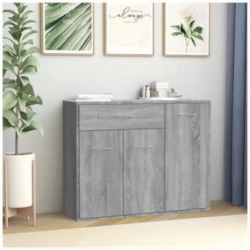 Elegantes Sideboard Grau Sonoma 88x30x70 cm