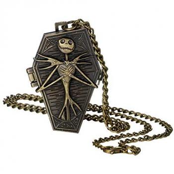 Skull & Crossbones Pocket Timer – Hexagonal Analog Watch for Daily Use