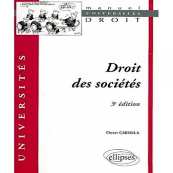 Droit des sociétés Deen Gibirila Ellipses
