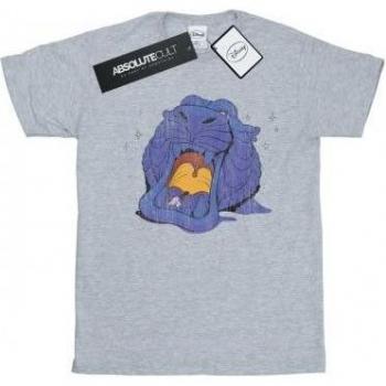 Disney Womens Aladdin Cave Of Wonders Distressed Cotton Boyfriend T-Shirt