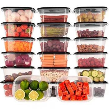 Oursson Ensemble de Récipients Alimentaires 1L Noir