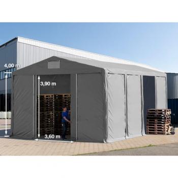 TOOLPORT 8x8m All-Weather Storage Shelter with Concrete Anchors