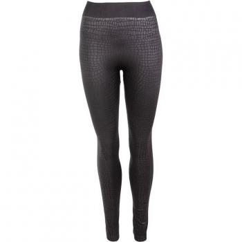 Leggings Termici con Design Coccodrillo BILL TORNADE Neri