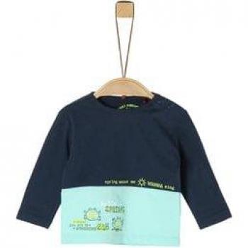 Chemise à manches longues s.Oliver en bleu foncé