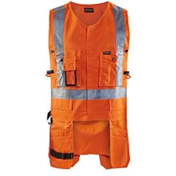 Gilet Alta Visibilità per Attrezzi, Colore Arancione Fluoro