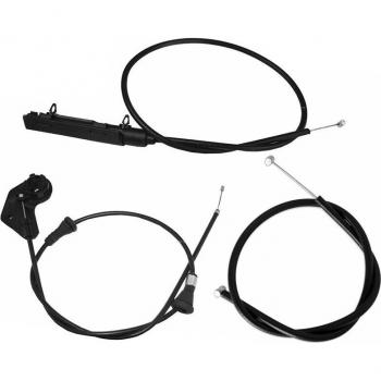 3PCS BMW E46 320I 323I Engine Hood Release Cable (98-05) 51238208442