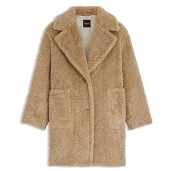 Cappotto BOSS Orange Inverno Marrone Chiaro