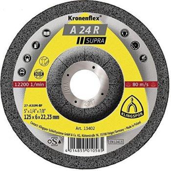 Taglio Disco Acciaio 24R Supra D125xS6mm – Modello Bent