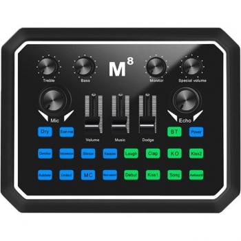 Computer-Compatible Input Mixer Sound Card with Clear Voice
