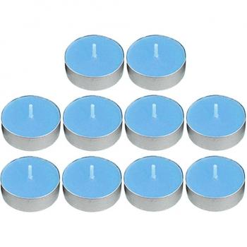 10Pcs Smokeless Round LED Tealight Candles