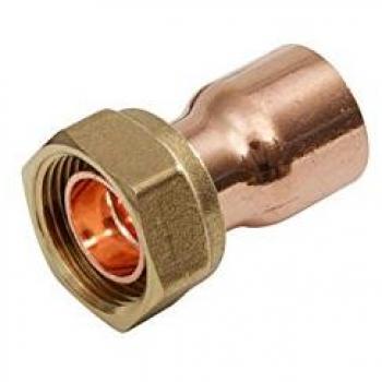 SupaPlumb End‑Feed Straight Tap Connector Bundle – 15 mm × ½″, 10 Units