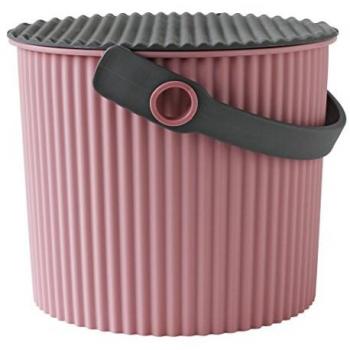 Yawata Kasei Rose Pink Mini Bucket with Lid
