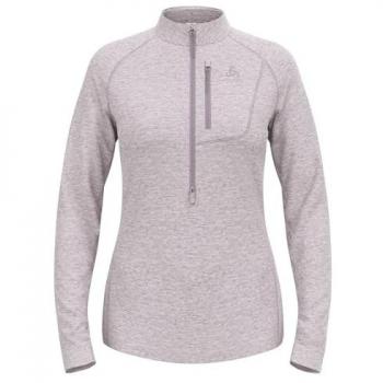 Odlo Tencia Women's Fleece Half Zip in Misty Lilac Melange
