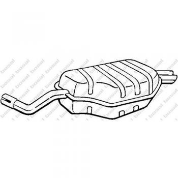 BOSAL 278‑967 Reductor de Ruido Trasero