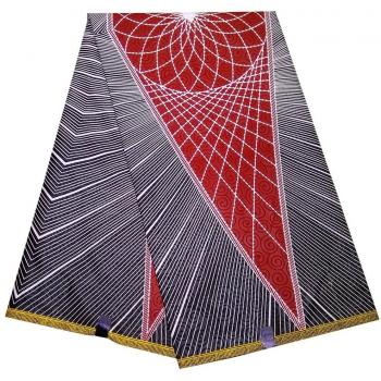 Camisa DIY Geométrica en Negro y Rojo