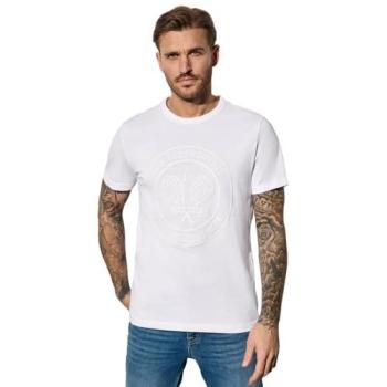 Street One Männer Rundhals T-Shirt, Größe 3XL, weiß