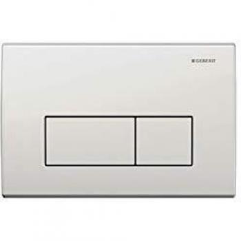 Alpine White Kappa50 Actuator Plate by Geberit