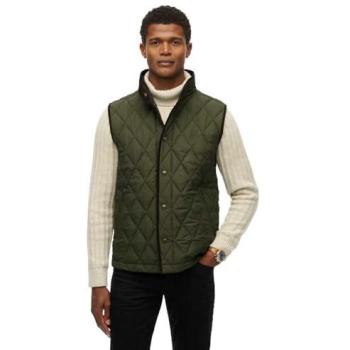 Superdry Green Quilted Estate Gilet for Men