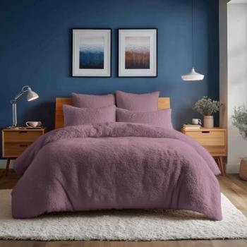 Cozy Lilac Teddy Bedding Kit – Double Size