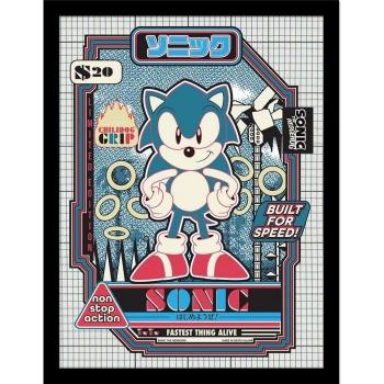 Sonic der Igel Rahmenbild „Schnelligkeit pur“