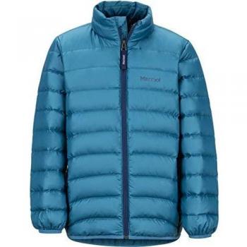 Boys' Marmot Highlander Daunenkapuze – Moroccan Blue, XS
