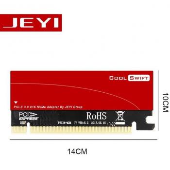 Kit Convertidor PCIe X16 a SSD NVMe M.2