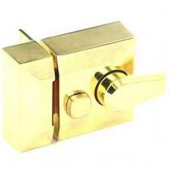 Brass Double Locking Deadbolt Nightlatch