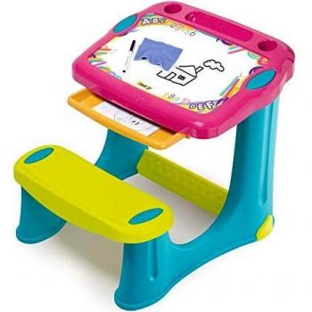 Banco di attività per bambini Smoby – pennarello, cancellino, fogli da colorare multicolore