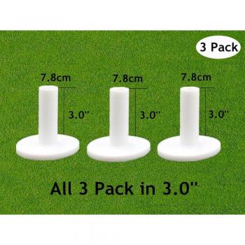 Practice Golf Tees with Ball Holder Mat (Set of 3)