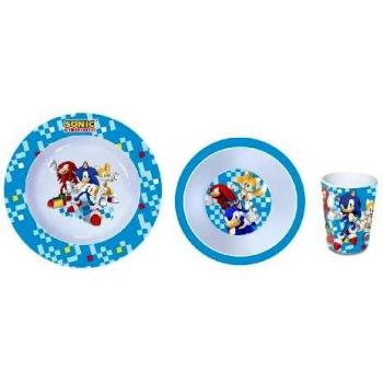Set Prima Colazione Sonic con Motivo Melaminico